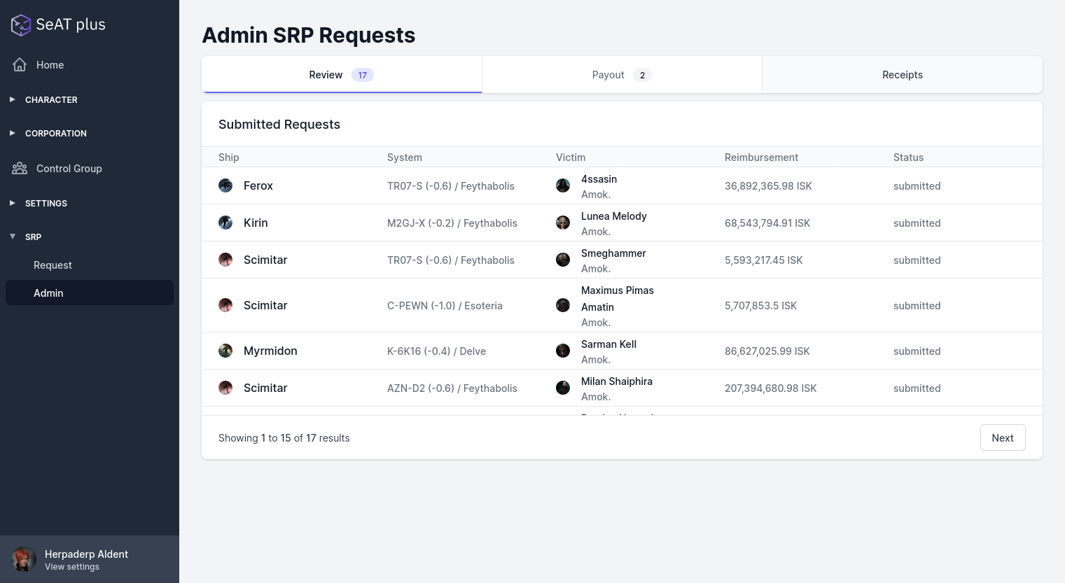 SRP Admin Overview